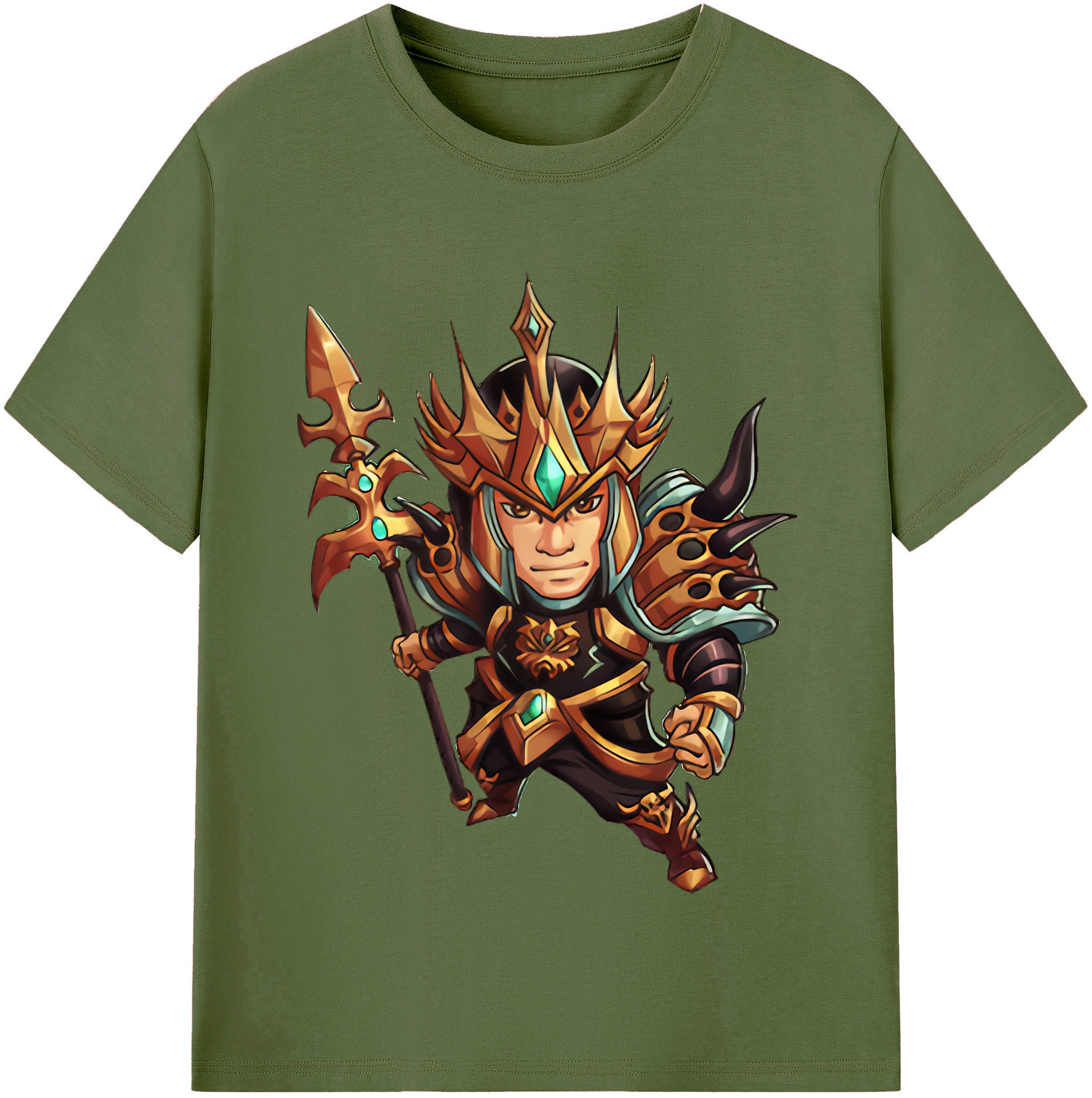 リーグ・オブ・レジェンド League of Legends LOL 綿100％半袖Tシャツ（フロントプリント）